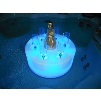 Illuminated drink holder
