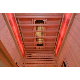 Salt wall with LED backlight