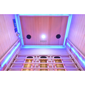 Salt wall with LED backlight