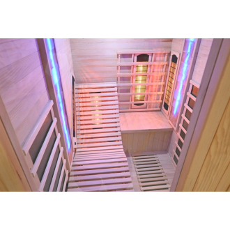 Salt wall with LED backlight