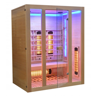 Salt wall with LED backlight
